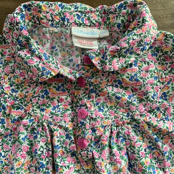 JoJo Maman Bebe floral collared shirt - Picture 6 of 7